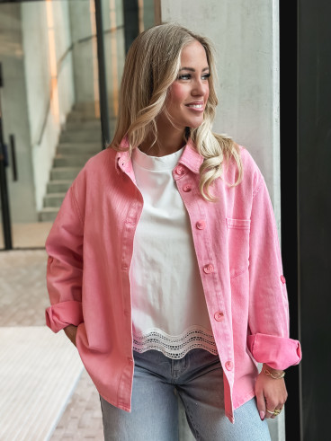 Chemise en jeans Marjorie - Rose Chemise en jeans Marjorie - Rose