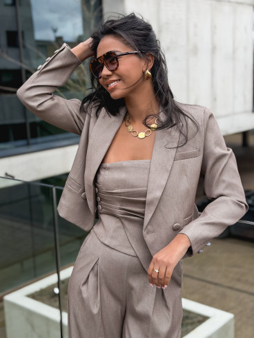 Blazer Eliora - Taupe Blazer Eliora - Taupe