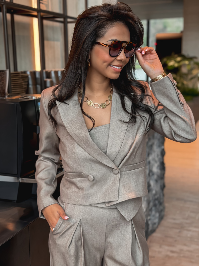Blazer Eliora - Taupe Blazer Eliora - Taupe