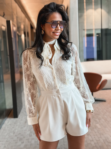 Combinaison short Hilda - Beige