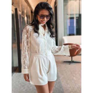 Combinaison short Hilda - Beige