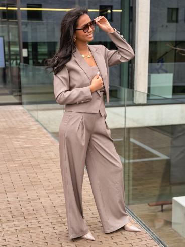 Pantalon Eliora - Taupe Pantalon Eliora - Taupe