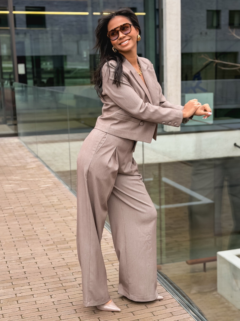 Pantalon Eliora - Taupe