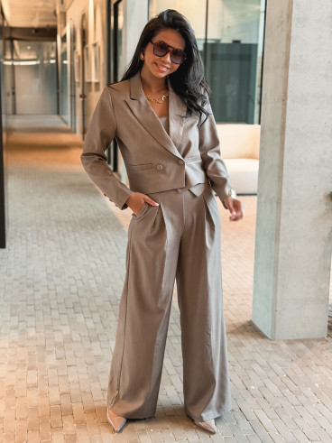 Pantalon Eliora - Taupe Pantalon Eliora - Taupe