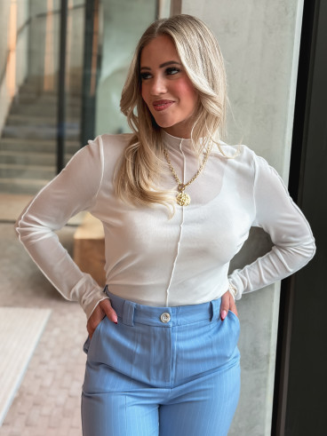 Blouse Solyara - Blanc Blouse Solyara - Blanc