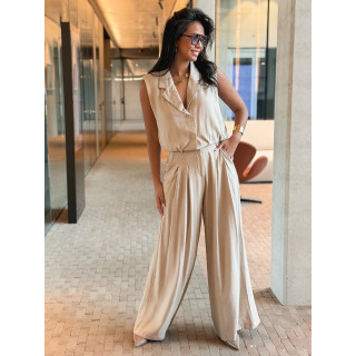 Gilet sans manches Fania - Beige