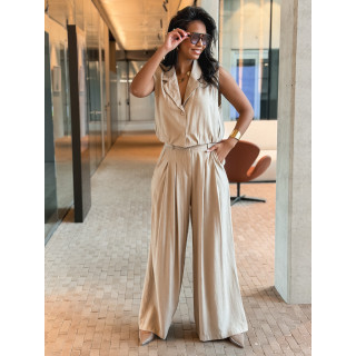 Gilet sans manches Fania - Beige