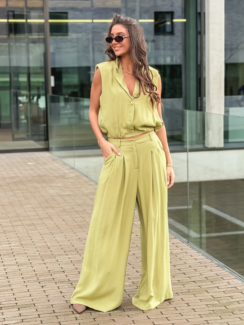 Pantalon Fania - Vert olive Pantalon Fania - Vert olive