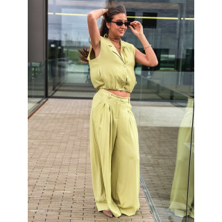 Gilet sans manches Fania - Vert olive