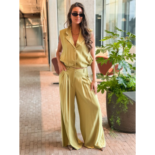 Gilet sans manches Fania - Vert olive