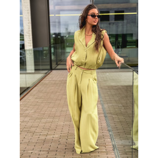 Gilet sans manches Fania - Vert olive