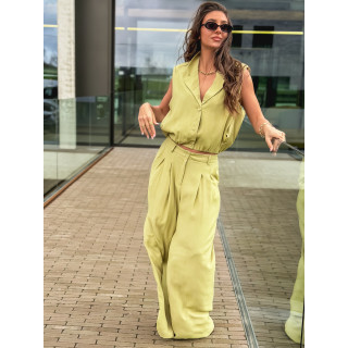 Gilet sans manches Fania - Vert olive