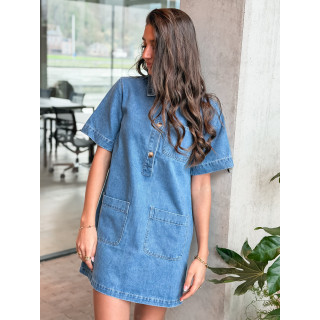 Robe courte en jeans Lenaya - Bleu jeans