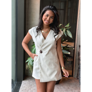 Combinaison short Hélène - Beige