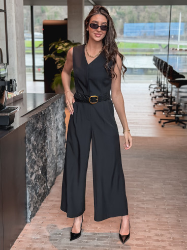 Combinaison pantalon Sirina - Noir