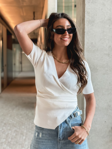 Blouse Hilona - Blanc