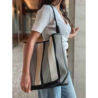 Sac Lucida - Ecru/Noir