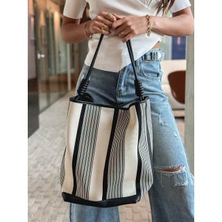 Sac Lucida - Ecru/Noir