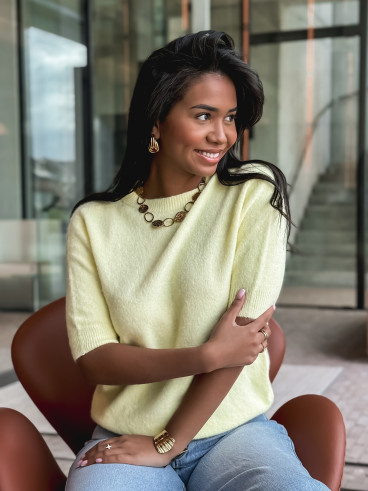 Pull Jihane - Jaune Pull Jihane - Jaune