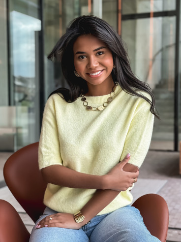 Pull Jihane - Jaune Pull Jihane - Jaune