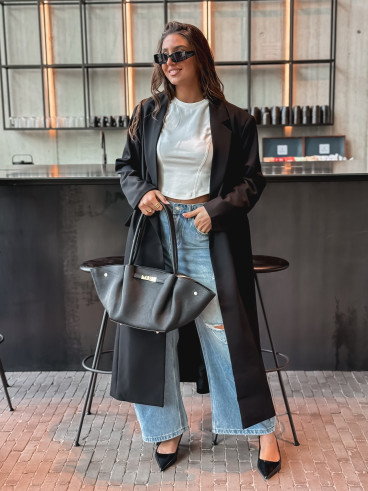 Sac en cuir Eleysa - Noir