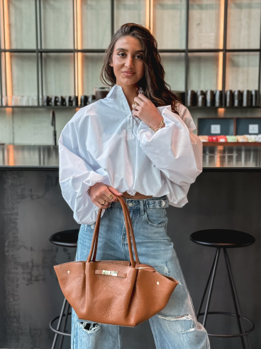 Sac en simili Eleysa - Camel