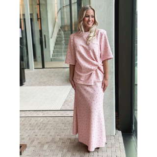 Blouse à fleurs Calathéa - Rose