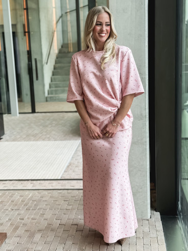 Blouse à fleurs Calathéa - Rose Blouse à fleurs Calathéa - Rose