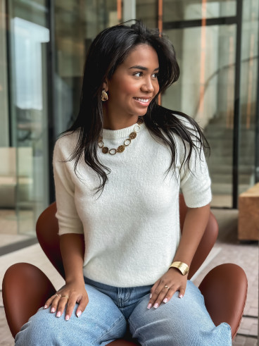 Pull Jihane - Ecru Pull Jihane - Ecru