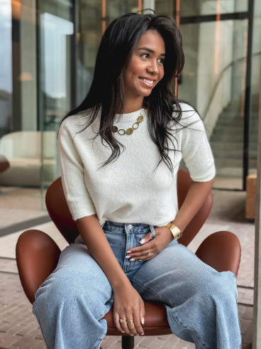 Pull Jihane - Ecru Pull Jihane - Ecru
