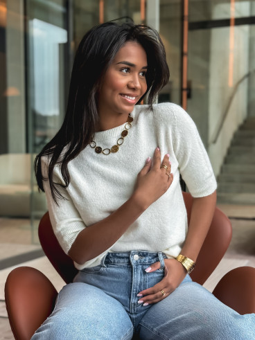 Pull Jihane - Ecru Pull Jihane - Ecru