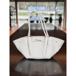 Sac en cuir Eleysa - Ecru