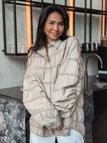 Chemise Adélie - Taupe