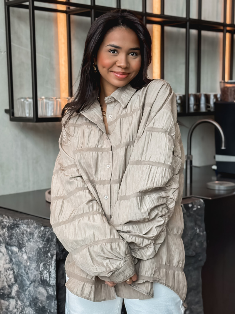 Chemise Adélie - Taupe Chemise Adélie - Taupe