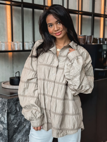 Chemise Adélie - Taupe