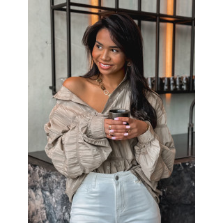 Chemise Adélie - Taupe