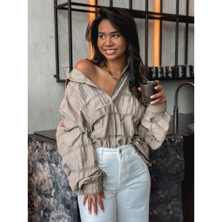 Chemise Adélie - Taupe