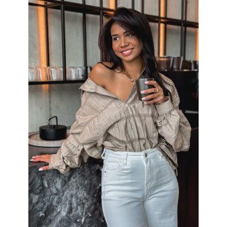 Chemise Adélie - Taupe