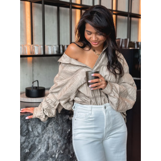 Chemise Adélie - Taupe