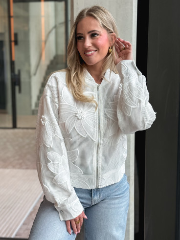 Veste Abigaël - Blanc