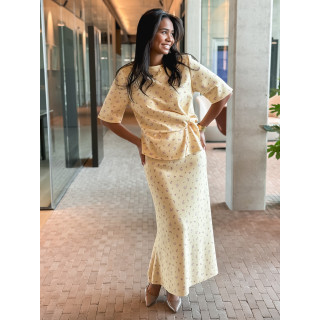 Blouse à fleurs Calathéa - Jaune