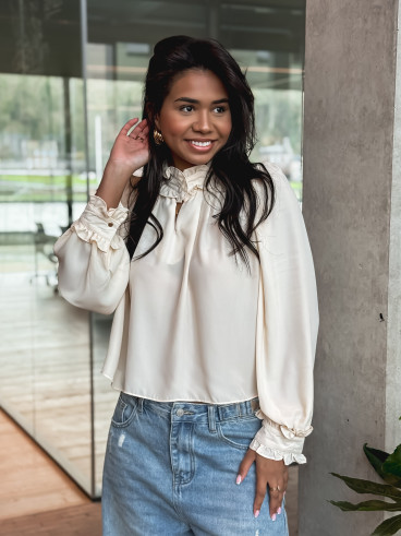 Blouse Pénélope - Jaune beurre