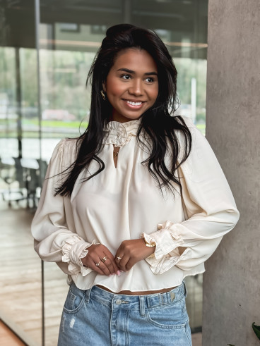 Blouse Pénélope - Jaune beurre