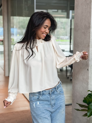 Blouse Pénélope - Jaune beurre Blouse Pénélope - Jaune beurre