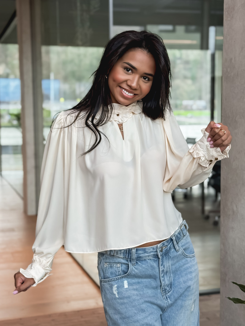 Blouse Pénélope - Jaune beurre