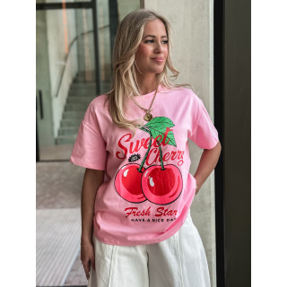 T-shirt " Sweet Cherry " - Rose