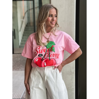 T-shirt " Sweet Cherry " - Rose