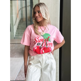 T-shirt " Sweet Cherry " - Rose