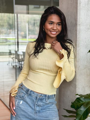 Pull Zahra - Jaune