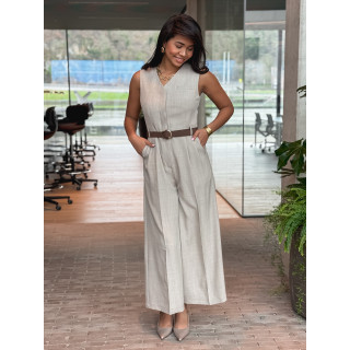 Combinaison pantalon Sirina - Taupe